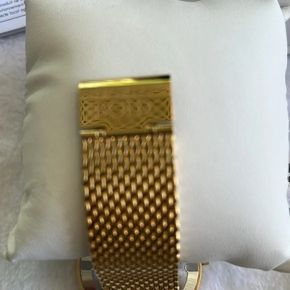 Movado BOLD Gold Mesh Bracelet Watch